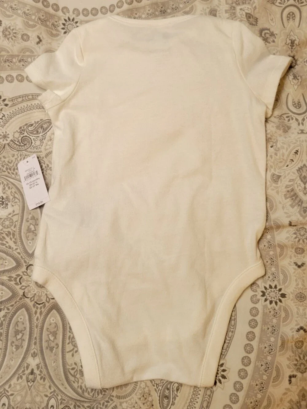 Baby Gap First Favorites 1 Piece Beary Sweet Bodysuit Organic Cotton 12-18 Month